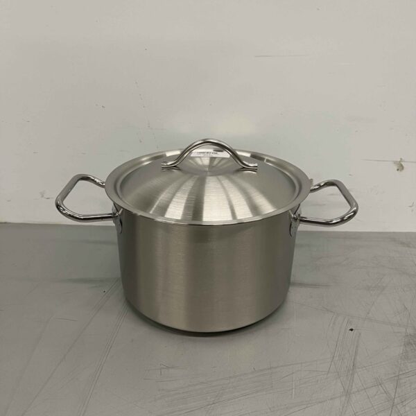 Stainless steel Fusion Professional Soup Pan Cooking Pan 31.5 x 22 cm 4.1 liters Catering