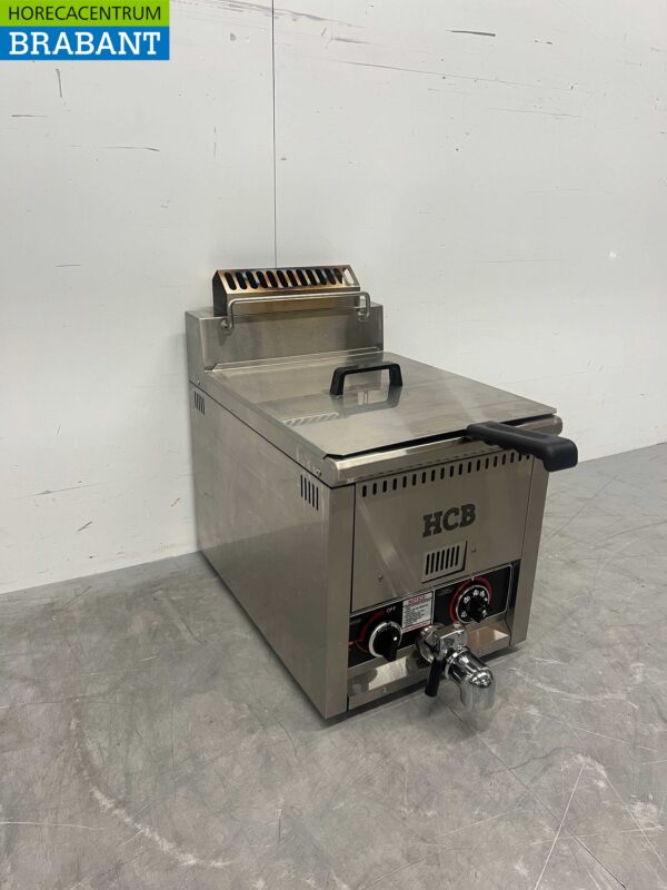Stainless steel deep fryer Fryer 21 liters Gas Catering - Image 2