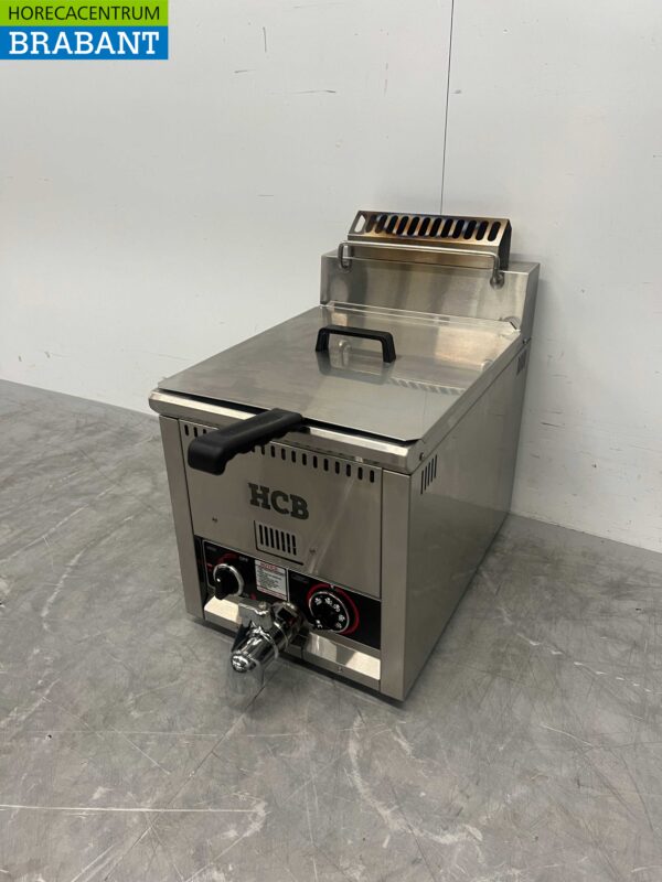 Stainless steel deep fryer Fryer 21 liters Gas Catering - Image 3
