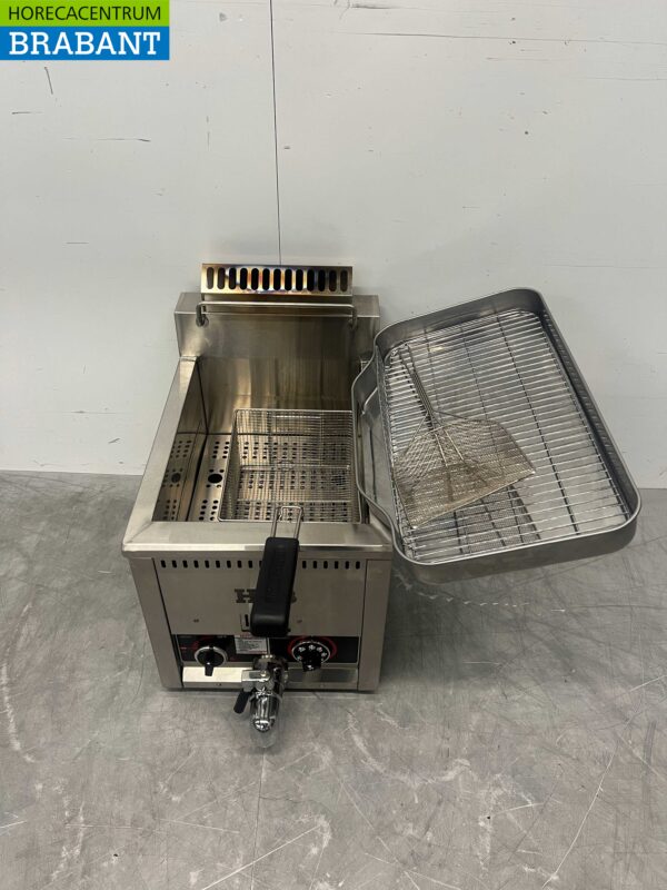 Stainless steel deep fryer Fryer 21 liters Gas Catering - Image 4