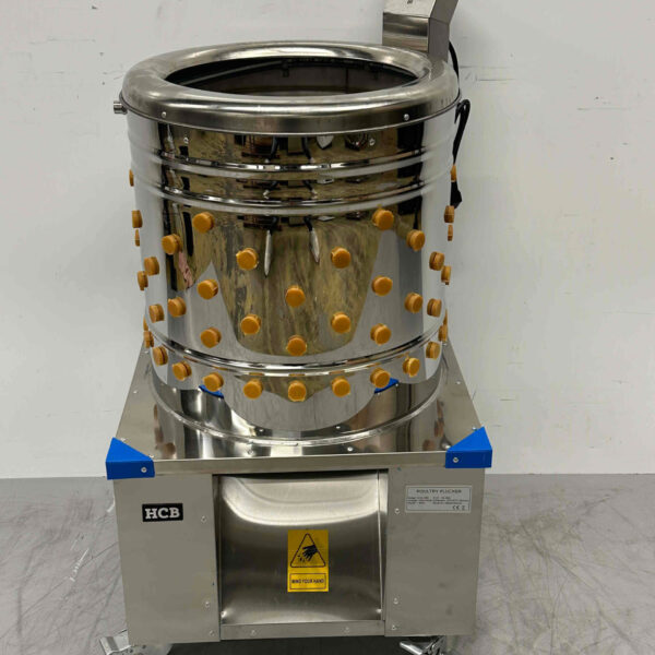 Stainless steel Mobile poultry picking machine 180 pieces/hour 230V Catering