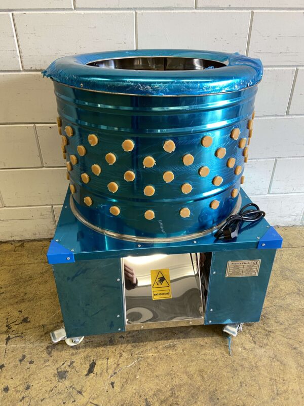 Stainless steel Mobile poultry picking machine 300 pieces/hour 230V Catering