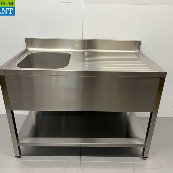 Stainless steel sink sink Welded model Premium-line 120 cm Horeca