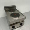 Stainless steel 2 burner electric stove stove 650 Series 40 cm 400V Horeca - Image 2