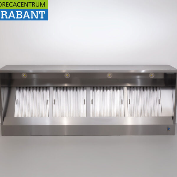 Stainless steel Extractor Hood Hood Premium-line Motor 2500 kuub Box Box model 250 cm 230V Horeca