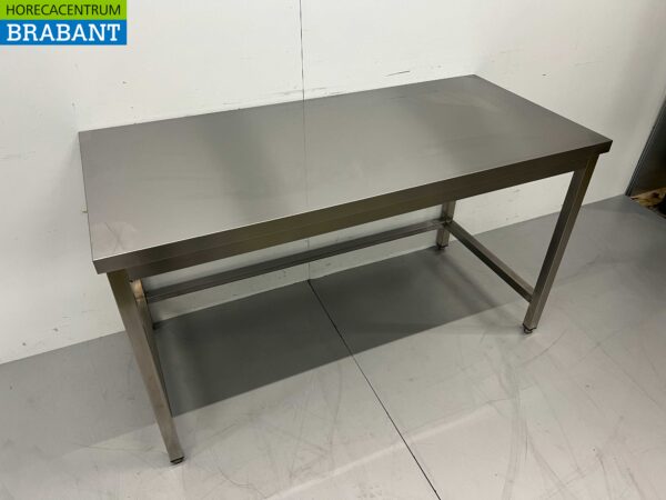 Stainless Steel Work Table Premium-line 150 x 70 x 85 cm Catering - Image 2