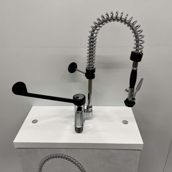 Monolith Front Flush Shower Flush faucet with single lever mixer faucet Horeca