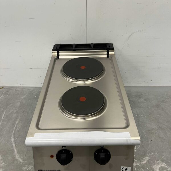 Stainless steel Mareno 2 burner electric stove stove 40 cm 400V Horeca