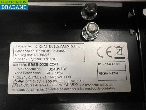 Crem Expobar EX2 2-Group Espresso Machine Coffee Machine 230V Catering - Image 9