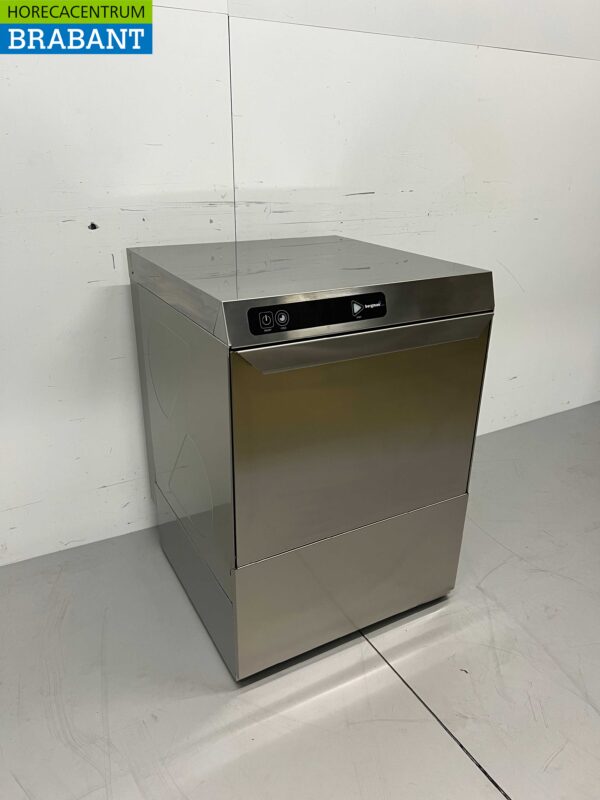 Stainless steel Adler Evo Dishwasher Dishwasher with water softener drain pump and soap dispenser 400V Horeca - Image 3
