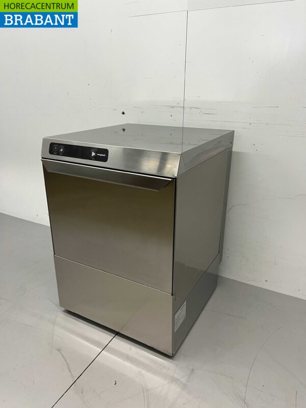 Stainless steel Adler Evo Dishwasher Dishwasher with water softener drain pump and soap dispenser 400V Horeca - Image 2