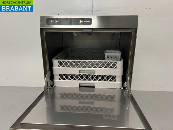 Stainless steel Adler Evo Dishwasher Dishwasher with water softener drain pump and soap dispenser 400V Horeca - Image 4
