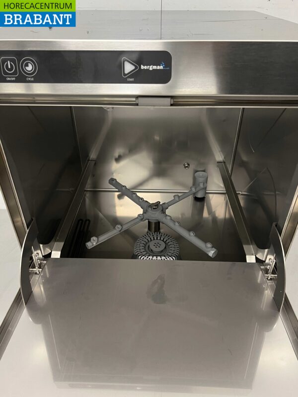 Stainless steel Adler Evo Dishwasher Dishwasher with water softener drain pump and soap dispenser 400V Horeca - Image 5