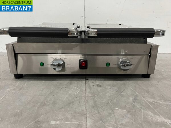 Stainless steel Buffalo Double Contact Grill Panini Grill Smooth 230V Catering - Image 5