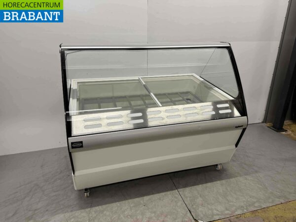 Mobile Combisteel Hawai Scoop Ice Cream Display Case 15 trays 230V Horeca - Image 2