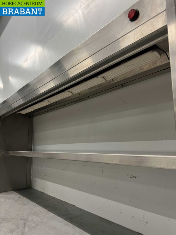 Stainless steel warming bridge Heated etagere 299 cm Horeca - Image 3