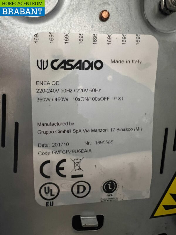 Casadio Eneo On Demand Digital Coffee Grinder Bean Grinder 230V Catering - Image 5