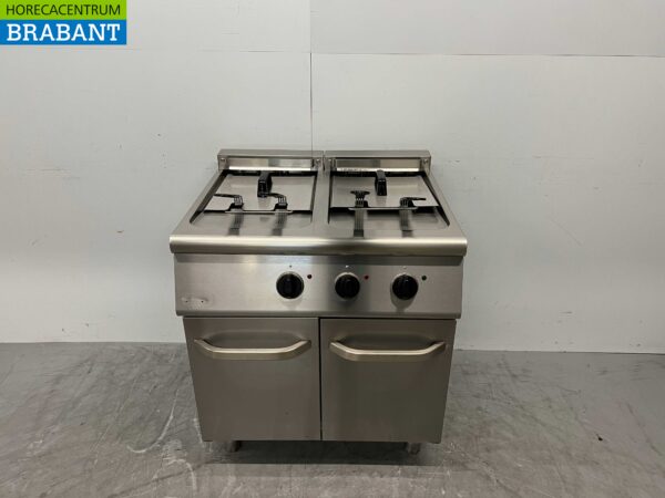 Stainless steel Combisteel Double Fryer Frying 2 x 18 Liter 400V Horeca