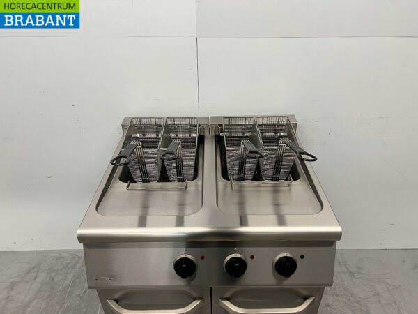 Stainless steel Combisteel Double Fryer Frying 2 x 18 Liter 400V Horeca - Image 5