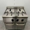 Stainless steel Combisteel Double Fryer Frying 2 x 18 Liter 400V Horeca