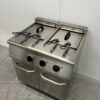 Stainless steel Combisteel Double Fryer Frying 2 x 18 Liter 400V Horeca - Image 2