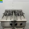 Stainless steel Combisteel Double Fryer Frying 2 x 18 Liter 400V Horeca - Image 4