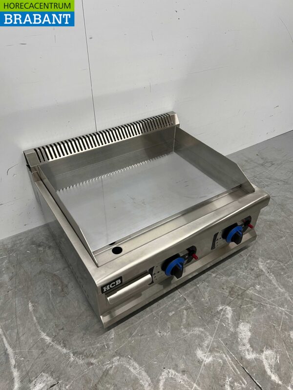 Stainless steel Griddle Grill Plate Mirror Griddle Chrome 65,5 cm PROPAAN Horeca - Image 2