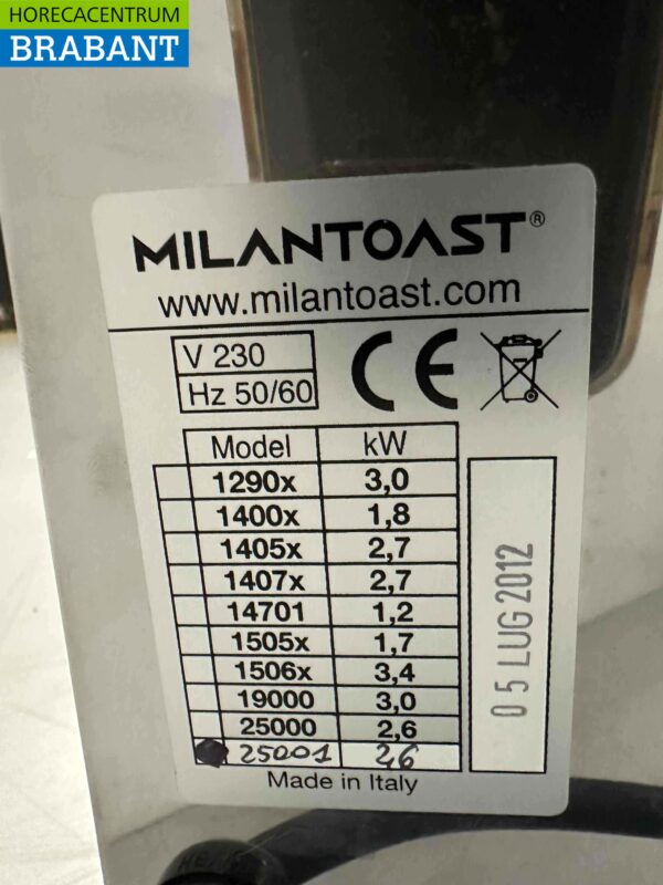 Stainless steel Milan Toast Hot Air oven Convection Oven Bake Oven 37 liters 230V Horeca - Image 6