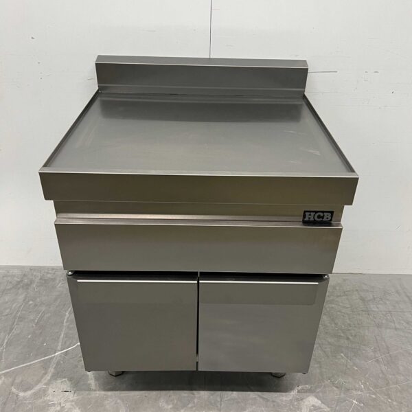 Stainless steel Work Unit Neutral Blind unit 70 cm Catering