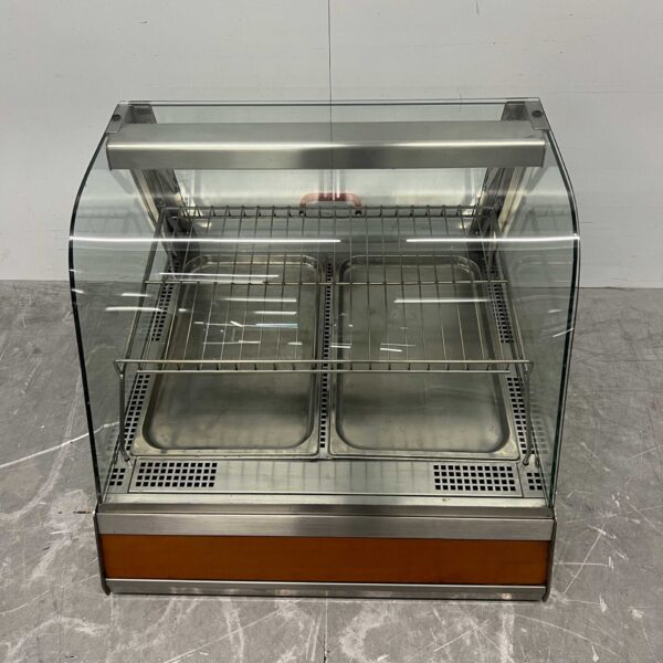Stainless steel Warm Display Case Hot Display Case 73 cm 230V Catering