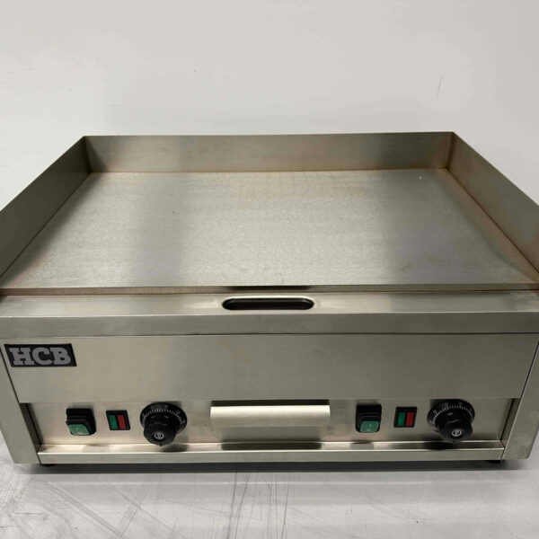 Stainless steel Grill Plate Griddle Smooth griddle 66 cm 400V Horeca