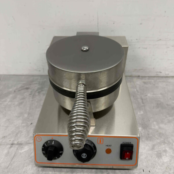 Stainless steel Waffle iron hearts with timer 230V Catering