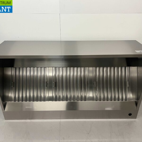 Stainless steel extractor hood Premium-line motor 2000 kuub box model 180 cm 230V Horeca