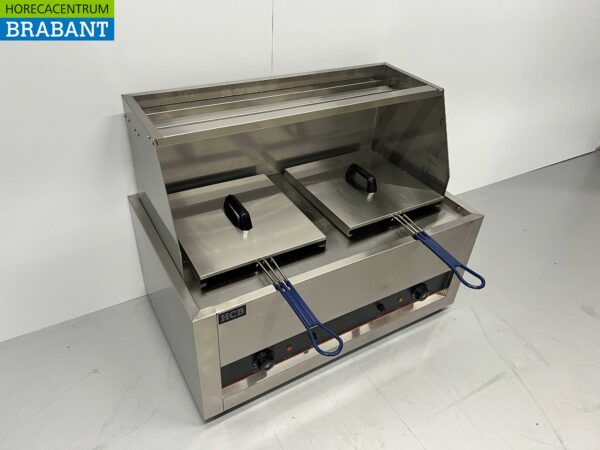 Stainless steel Double Fryer Fryer 2 x 13 liters 230V Catering - Image 3