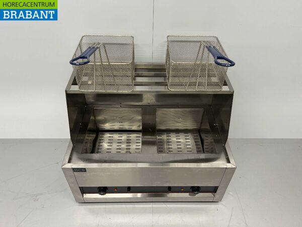 Stainless steel Double Fryer Fryer 2 x 13 liters 230V Catering - Image 4