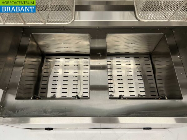 Stainless steel Double Fryer Fryer 2 x 13 liters 230V Catering - Image 5