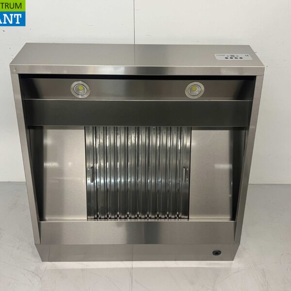 Stainless steel extractor hood fume hood Premium-line Motor 1500 kuub Slanted model 100 cm 230V Horeca