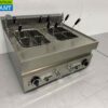 Stainless steel Pasta Cooker 8 baskets 2 x 12 liters 650 Series 400V Catering - Image 3