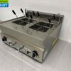 Stainless steel Pasta Cooker 8 baskets 2 x 12 liters 650 Series 400V Catering - Image 4
