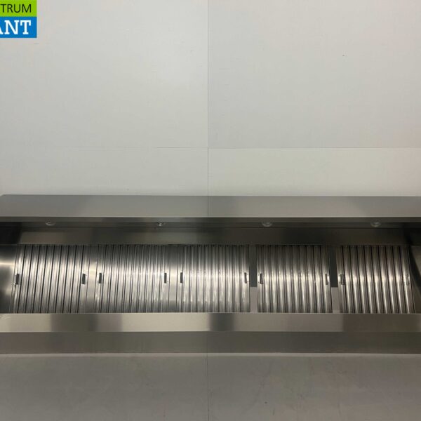 Stainless steel Extractor Hood Hood Premium-line Motor 2500 kuub Box Box model 300 cm 230V Horeca