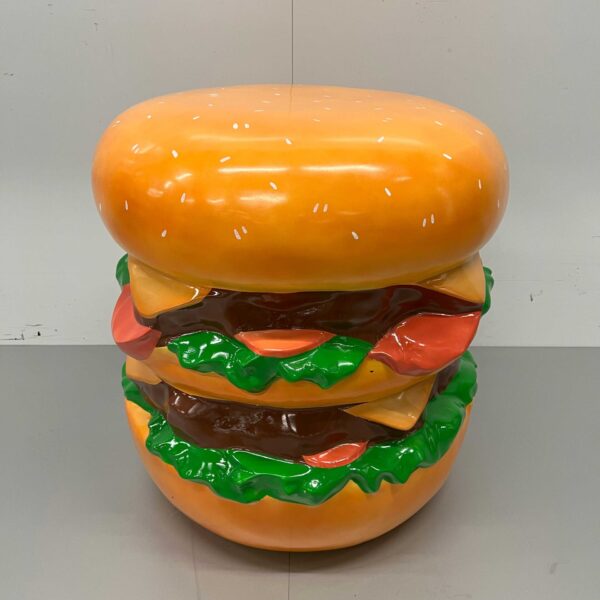 HCB Polyester Bun Hamburger Burger 68 cm Advertising Pavement Advertising Hospitality Industry