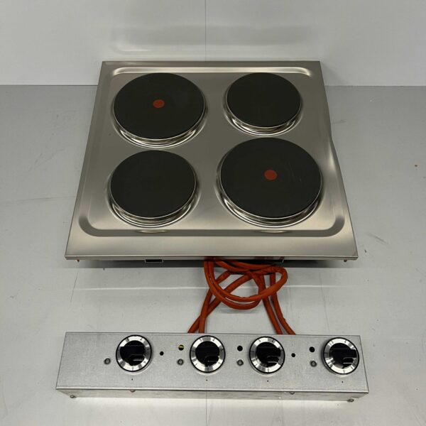 Stainless steel Mareno 4 burner Drop-in electric stove stove 60 cm 400V Horeca