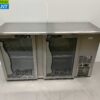 Stainless steel Gamko Backbar Bar Refrigerator 2 doors 146,5 cm 230V Horeca