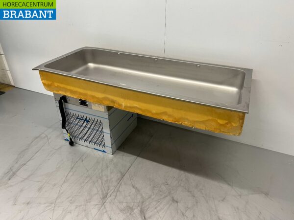 Stainless steel Combisteel Drop-in Refrigerated Display Cabinet 4 x 1/1 gastronorm GN 136,2 cm 230V Horeca - Image 3
