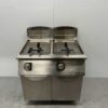 Stainless steel Giorik Double Fryer fryer 2 x 13 liters 23 kW GAS Catering