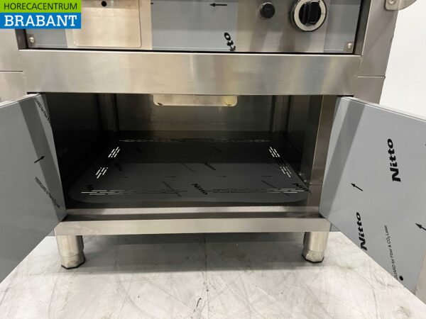 Stainless steel Teppanyaki grill griddle griddle 80 cm GAS Horeca - Image 4