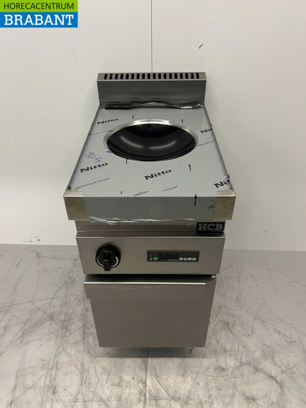 Stainless steel Induction wok wok burner wok plate 5 kW 400V Horeca