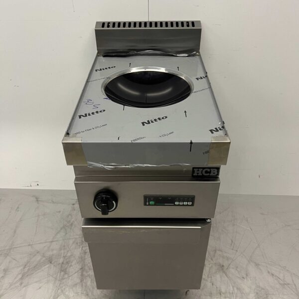 Stainless steel Induction wok wok burner wok plate 5 kW 400V Horeca