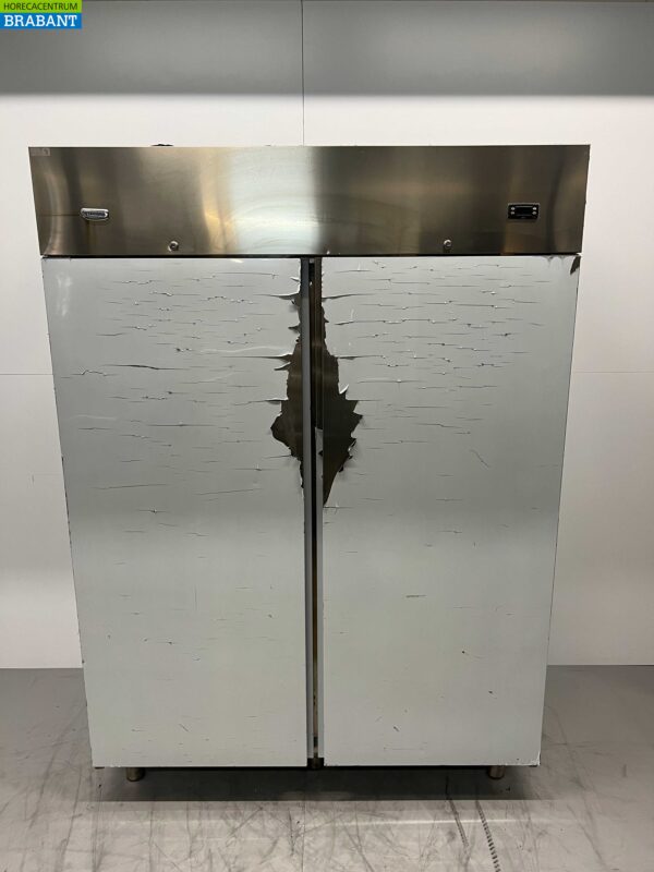 Stainless steel Zanussi Double door 2-door Refrigerator 1300 liters 230V Horeca