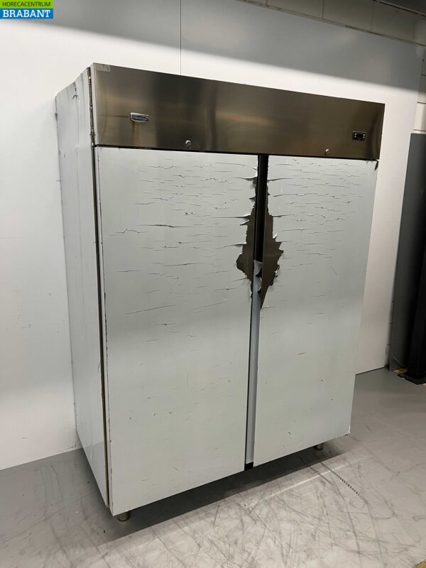 Stainless steel Zanussi Double door 2-door Refrigerator 1300 liters 230V Horeca - Image 2